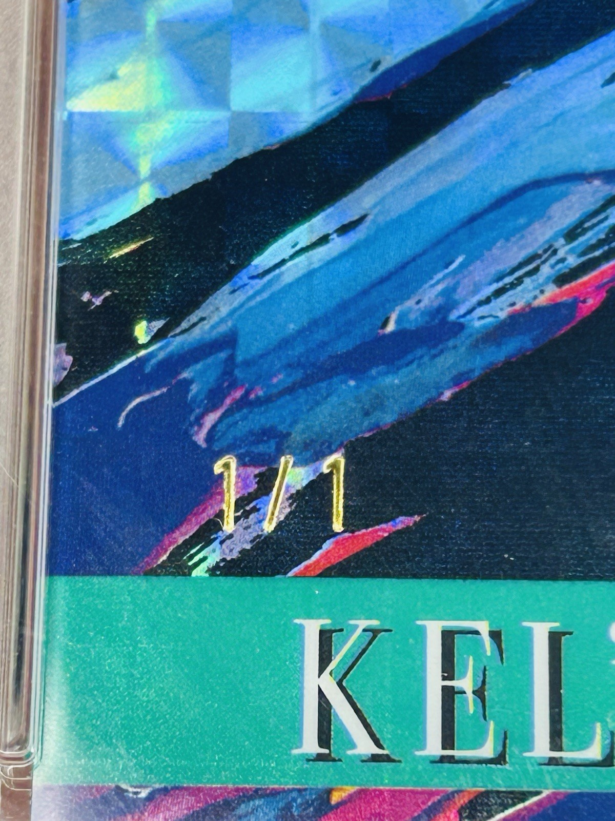 1/1 Superfractor Kel’el Ware 2024-25 Topps Finest Black Debut (RC) PSA 10–Rookie view 2