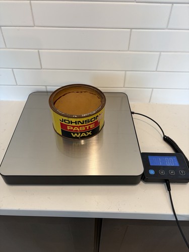 Johnson Paste Wax 1 lb Can, Gloss Clear Finish for Interior Wood & Floors