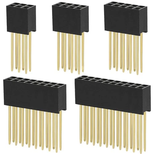 Buchsenleiste 2-40Pin 2.54mm vergoldet weiblich Socket Pin Header 2.54mm 0.1"