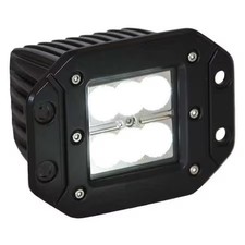 BUYERS PRODUCTS 1492138 3 Inch Square LED Clear Recessed Flood Light