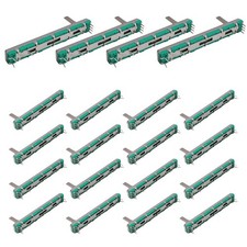 2X(20Pcs 75mm  Mixer Fader B10K  Straight Slide Potentiometer Lot J9K8)