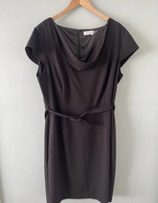 Calvin Klein Black Shift Dress Size 14