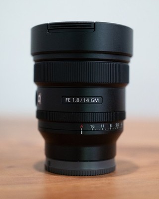 Sony FE 14mm F1.8 GM Full-frame Ultra-wide Prime G Master Lens Model: SEL14F18GM