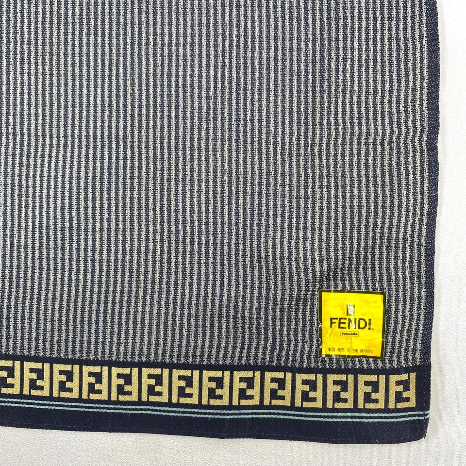 Vintage Fendi Handkerchief Neckerchief Bandana Pocket Square - Image 4 of 4
