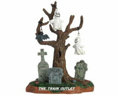 RETIRED Lemax Spooky Town Halloween PEEK-A-BOO! Tree 63553 NEW IN BOX B16