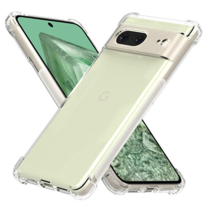 Für Google Pixel 8 5G - Transparent Klar Stoßfest Bumper Gel Case Hülle