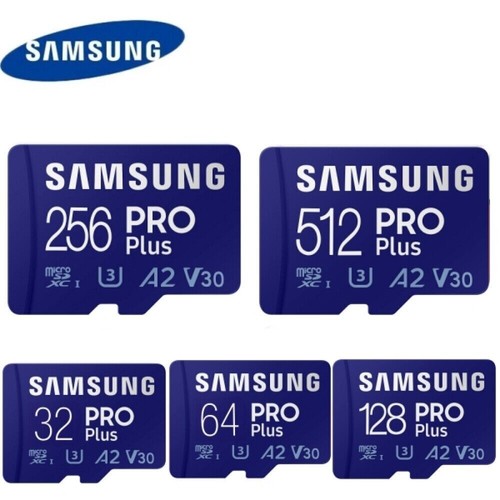 Samsung PRO Plus Micro SD Card 32GB 64GB 128GB 256GB Class 10 SDXC Memory Card^^ - Zdjęcie 2 z 12