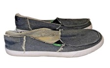 Sanuk Women's Gray Slip On Shoes Size 7