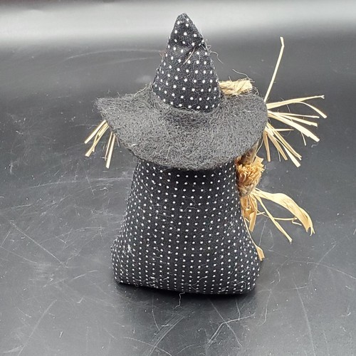 Vtg Hanging Flying Witch On Broom & Plaid Weighted Witch - Picture 6 of 9
