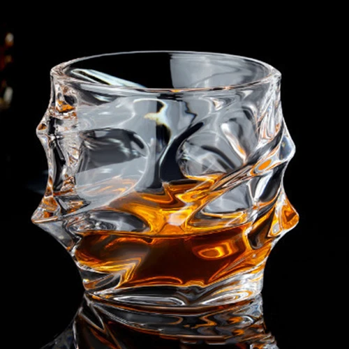 Glas Whiskygläser Japanisches Kristall Whiskyglas schwerer dicker Boden - Bild 9 von 12