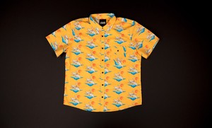 V neck t shirt logo placement