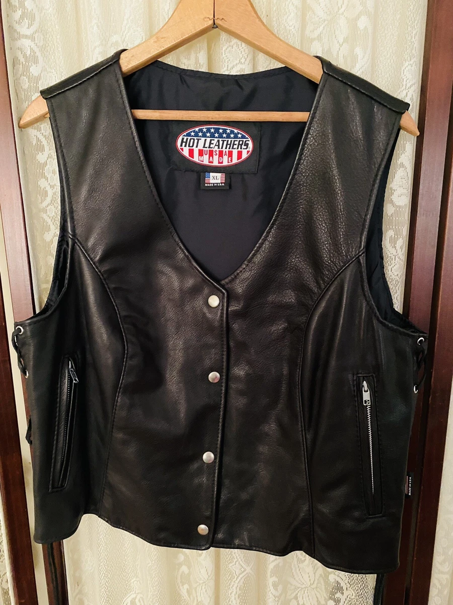 Hot leathers hotsell motorcycle vest