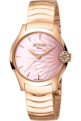 Womens Wristwatch FERRE' MILANO FM1L121M0081 Steel IP RosÃ¨ IJP
