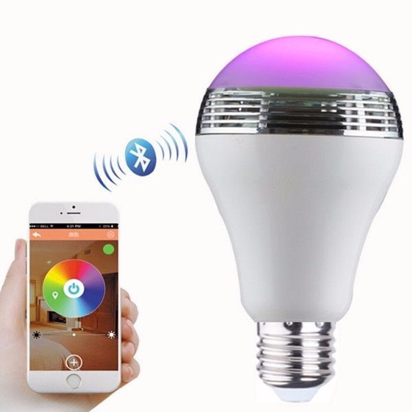 Lampe LED RGBW BL03 à haut-parleur Bluetooth pour animer vos soirées de salon