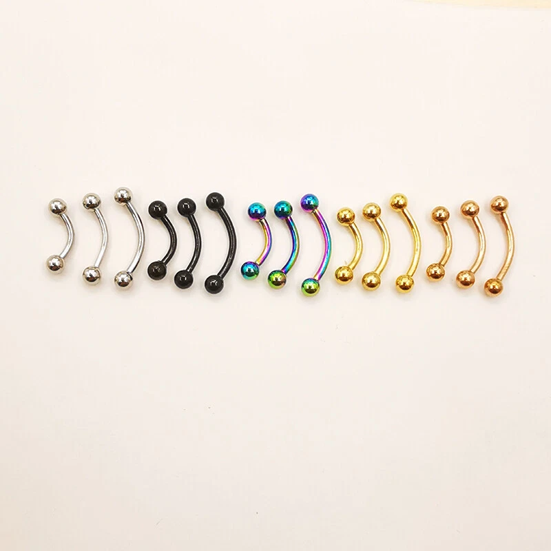 Vertical clearance barbell piercing