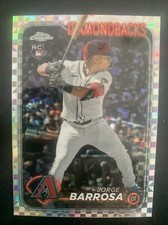 2024 Topps Chrome Update Xfractor  Jorge Barrosa #163 Diamondbacks