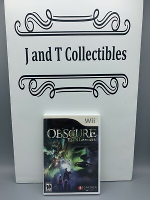 Nintendo Wii Obscure: The Aftermath, Clean & Tested, No Manual