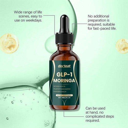 30ml GLP-1 Moringa Intestinal Drops Diet Supplement Weight Loss Slimming Best - Bild 9 von 17