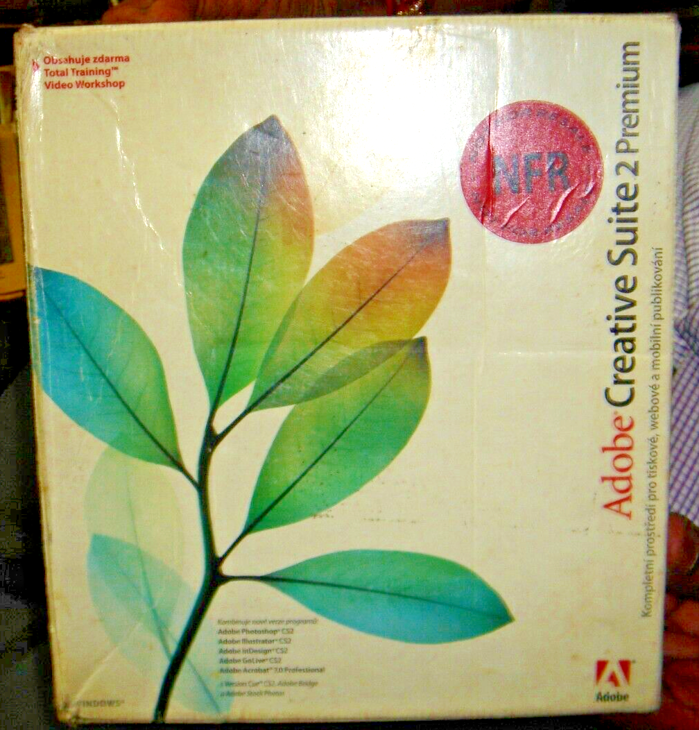 ADOBE CREATIVE SUITE 2 PREMIUM 6 CD + 1 CD TOTAL TRAINING | eBay