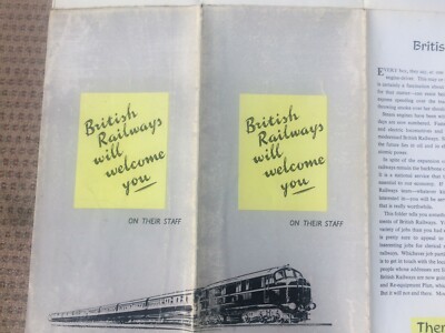 BRITISH RAILWAY WELCOME FALTBARE SYSTEMKARTE DOPPELSEITIG 1958 + DAMPFER IRLAND 