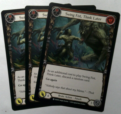 Swing big プロモ3枚 flesh and blood fab Swing Big - Everfest - Flesh and Blood TCG - TCGplayer.com