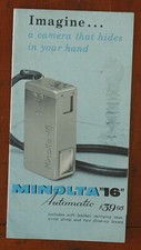 MINOLTA 16 SALES BROCHURE/68919