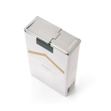 Metal Cigarette Case Crushproof Soft Pack Holder Box Pocket Protector Durable