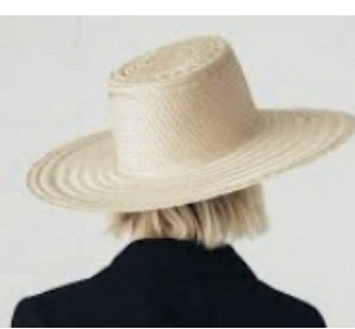 Janessa Leone Elsa Natural Straw Hat Janessa Leone Elsa Straw Boater | Garmentory main image 3