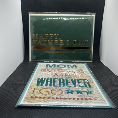 Papyrus For Mom &Dad~Happy Mother's Father' Day Card~ Your with me Wherever I Go