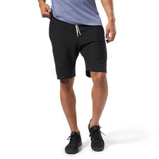 Image of Reebok Men's Training Essentials French Terry Twill Shorts , Black (MEDIUM)