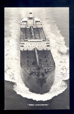 TA0925 - ESSO Oil Tanker - Esso Lancashire - built 1962 - postcard