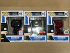 Funko POP! Chrome Batman, Black Gold Red Exclusives with 0.50mm Protectors