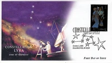 A0-3947-3, 2005, Constellations, FDC, Pictorial Postmark, SC 3947, Add on Cachet