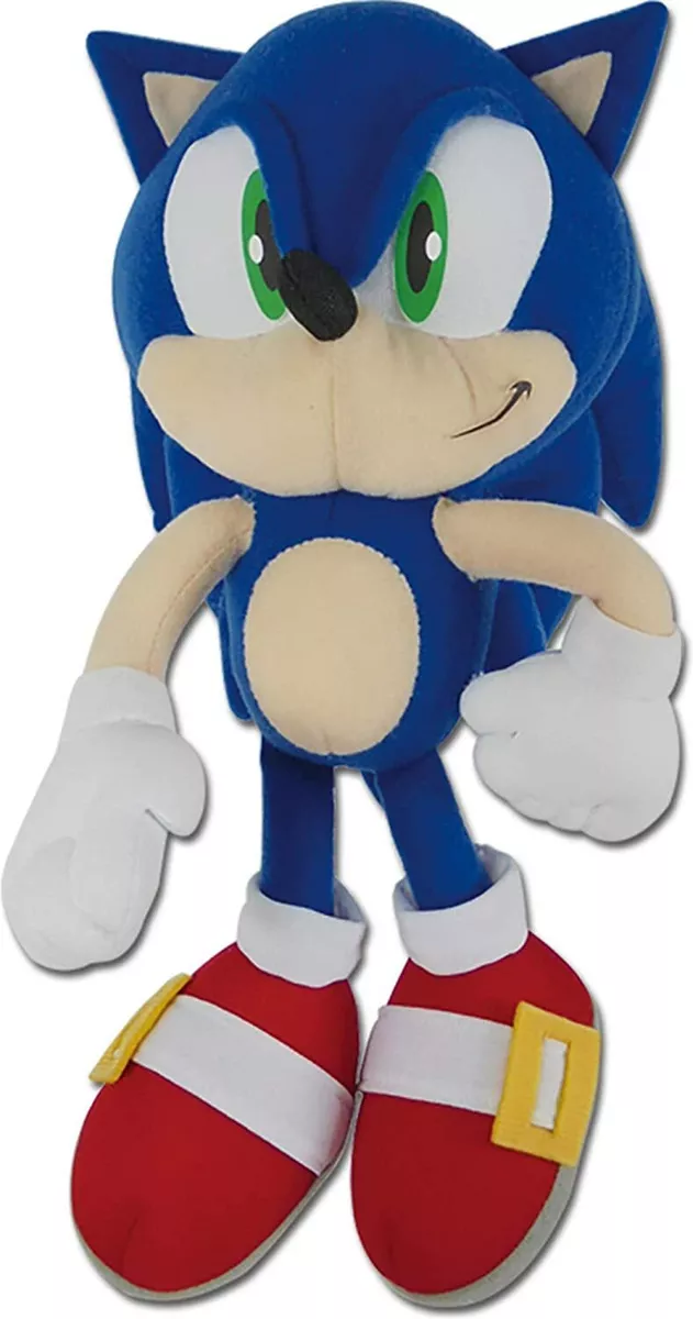 SONIC The HEDGEHOG PLUSH - fist hand plush 10 AUTHENTIC SEGA