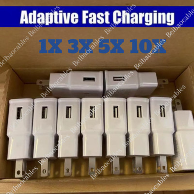 Wholesale For Samsung S20 Adaptive Fast Charging USB Wall Charger Power Adapter 