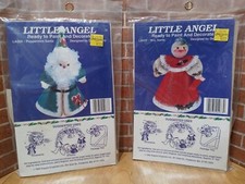 VTG 1992 Kappie Originals Little Angels Christmas Kits Lot Of 2 Free Shipping