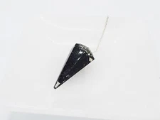 Black Tourmaline Pendulum ~ Divination Tool, Reiki Healing, Witchcraft, Dowsing