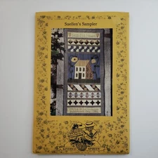 Kindred Spirits Suellen's Sampler Applique Quilt Pattern Wall Hanging 18"x48"