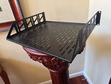 Middle Atlantic U2V U2 2U Vented Steel Utility Rack Shelf With Screws