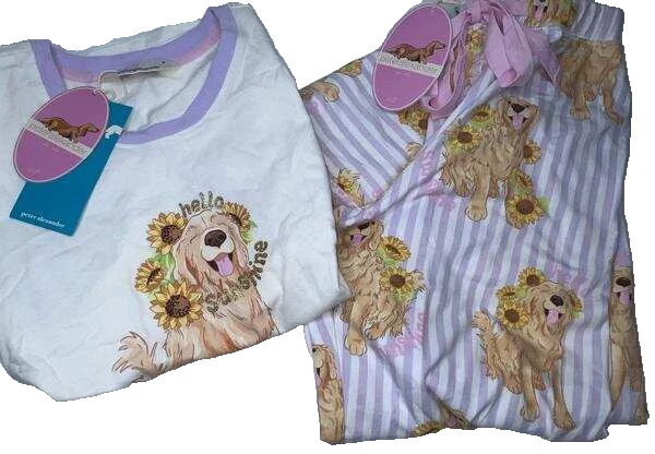 Golden retriever ladies pyjamas sales