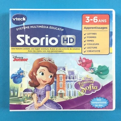 Disney Princesse Sofia Storio HD Neuf / Jeu Storio 2, Baby, Storio 3, 3S, Max... - Photo 1/2