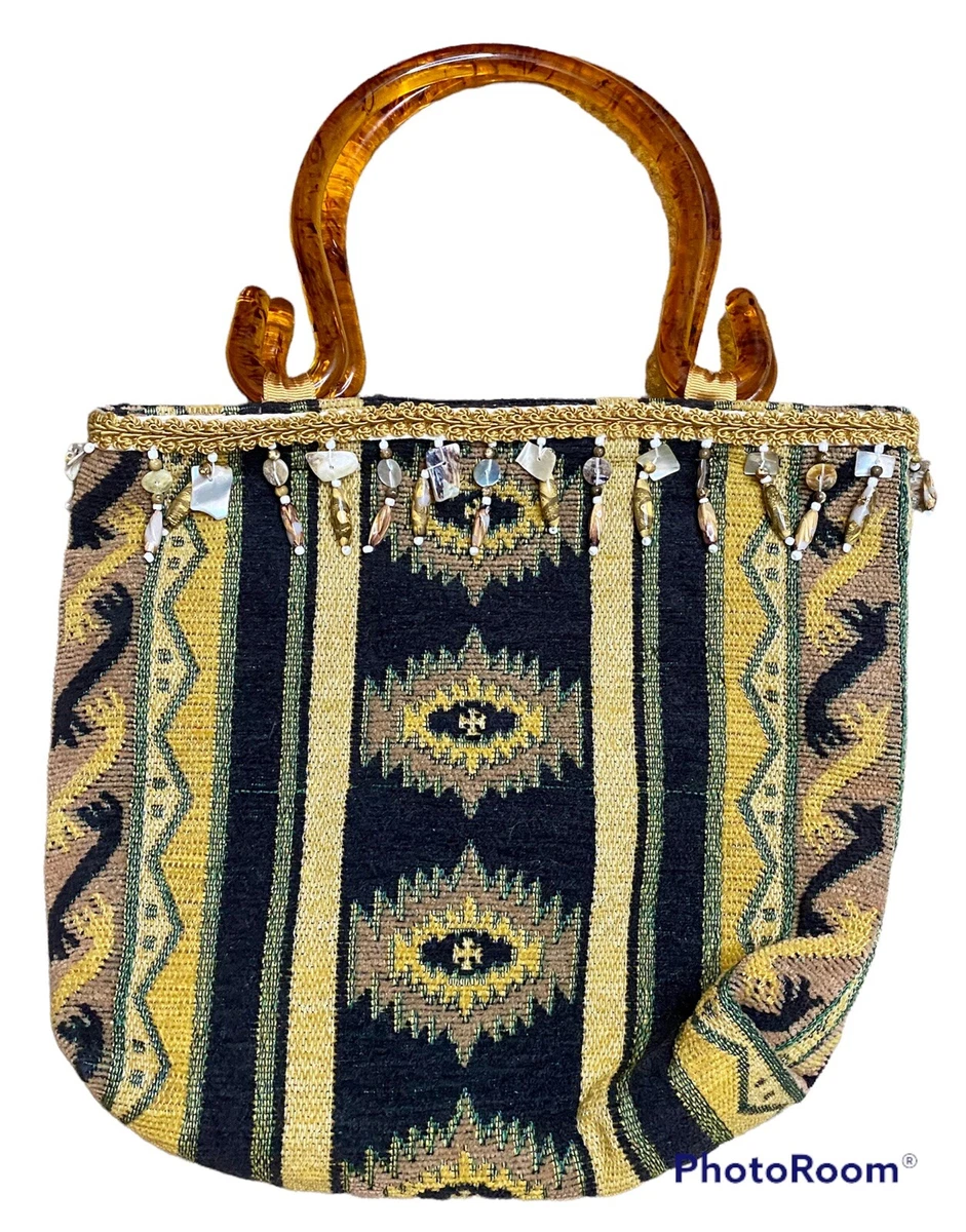 Carpet bag purse sale