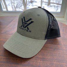 Vortex Optics Grey Black Logo Cap Mesh panel Backing Hunting Snap Back