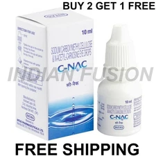 C-NAC Eye Drops, N-Acetyl-Carnosine Eye Drops - 10 ml - BUY 2 GET 1 FREE