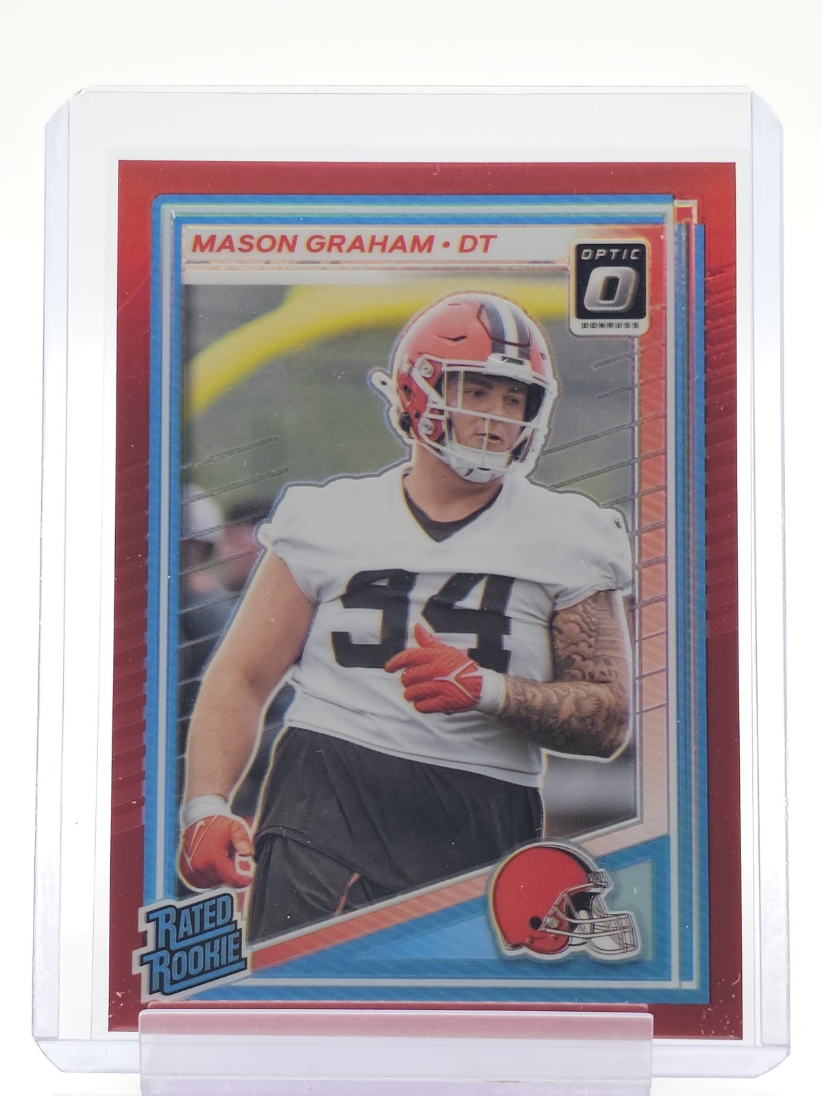 MASON GRAHAM 2025 DONRUSS OPTIC RED PRIZM RATED ROOKIE /149 #206 Q0063