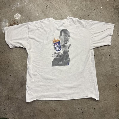  Vintage Bruce Willis Diehard Brisk Lipton Ice Tea Promo T-Shirt Size XL 23x28