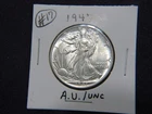 1947 Walking liberty half in A.U. / UNC condition # 17
