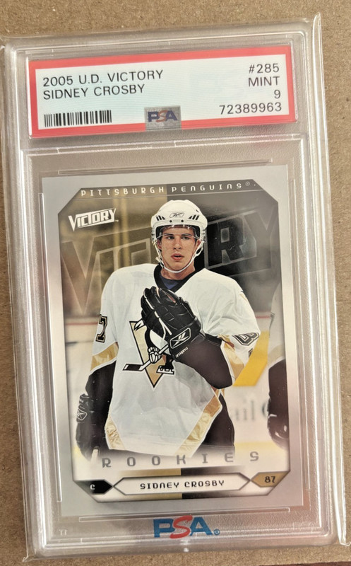2005-06 Upper Deck Victory Sidney Crosby RC #285 PSA 9