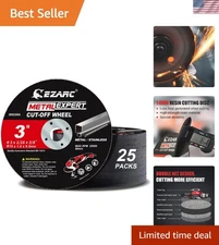 Cutting Wheels 25 Pack Metal Stainless Steel Discs for Die Grinder 3 Inch