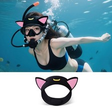 Cats Ear 3mm Neoprene Diving Headband Cartoon Diving Wetsuit Hood Enduring